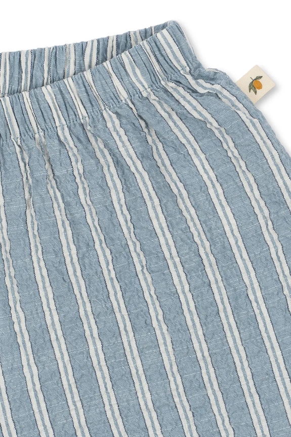 Detské krátke nohavice Konges Sløjd ELLIOT SHORTS GOTS modrá KS104781.PPY2