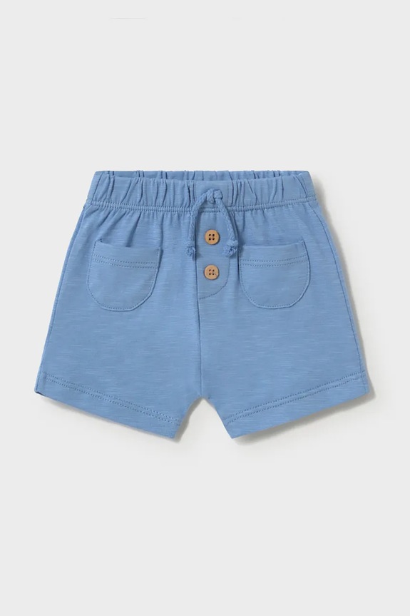 Παιδικό βαμβακερό σορτς Mayoral Newborn casual μπλε 1273.1R.Newborn.PPY2