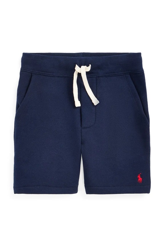 Detské krátke nohavice Polo Ralph Lauren pletenina tmavomodrá 322806003006