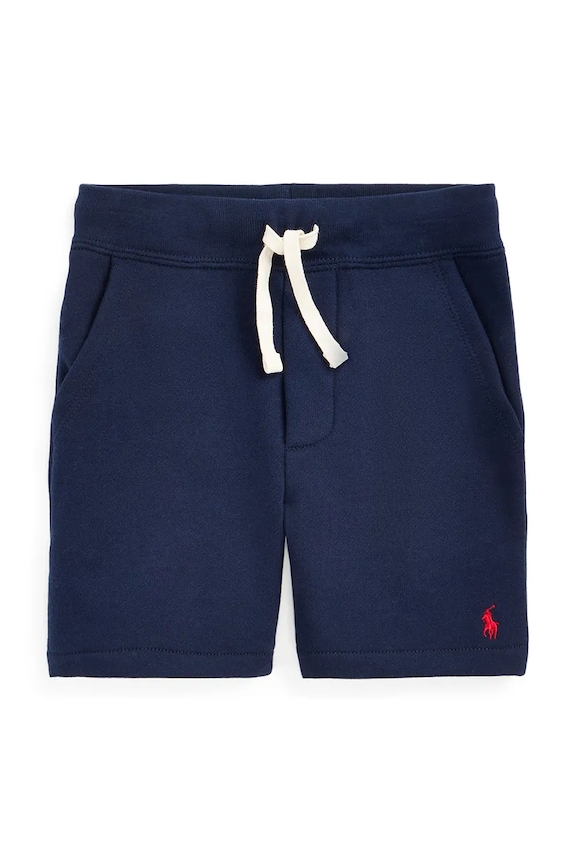 Detské krátke nohavice Polo Ralph Lauren pletenina tmavomodrá 322806003006