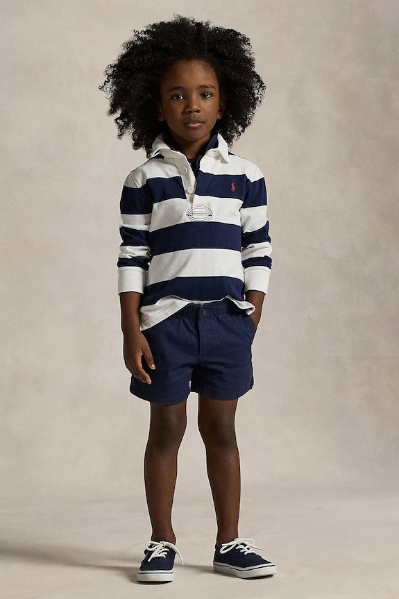 Polo Ralph Lauren szorty dziecięce z elastanem granatowy 322855350011