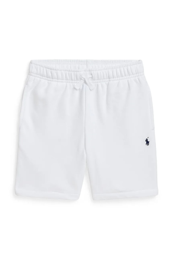 Polo Ralph Lauren Pantaloni scurți pentru copii cu bumbac alb 322964135001