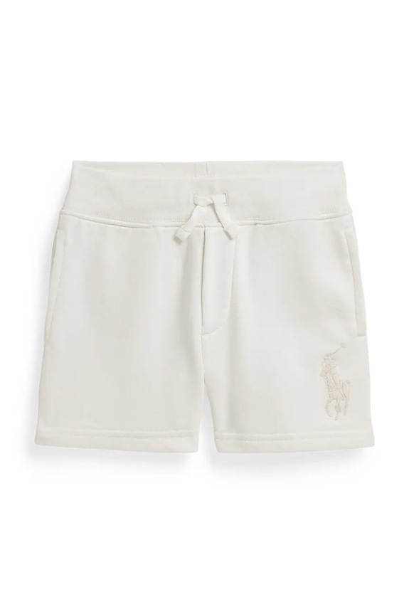 Detské krátke nohavice Polo Ralph Lauren pletenina biela 322A12258004