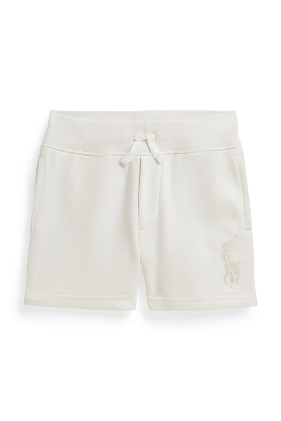 Detské krátke nohavice Polo Ralph Lauren pletenina biela 322A12258004