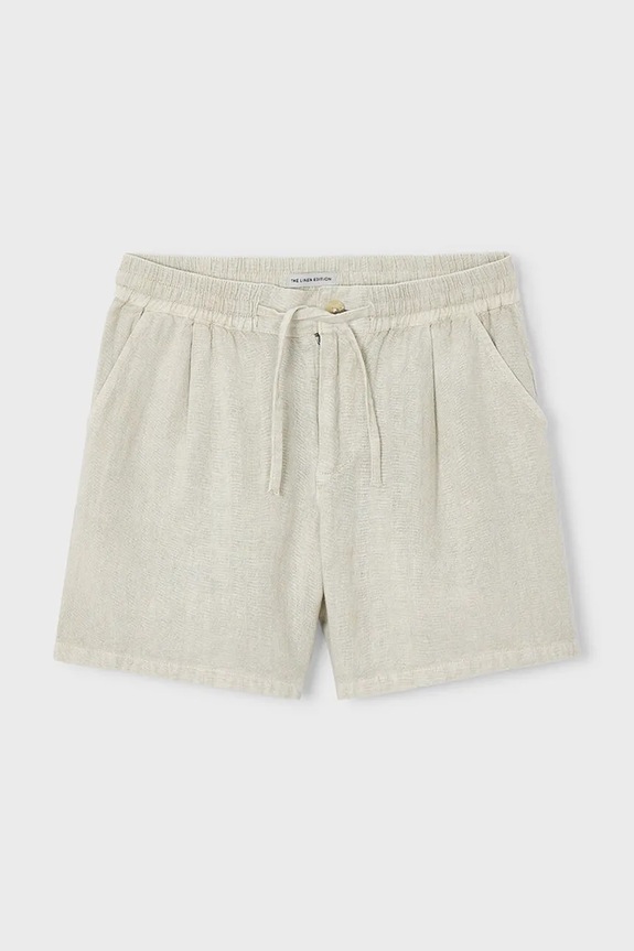 Mayoral pantaloni scurți de in pentru copii Boston by Mayoral 6224.7H.Boston.PPY2 verde SS26