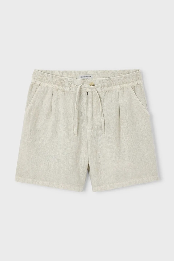 Mayoral pantaloni scurți de in pentru copii Boston by Mayoral 6224.7H.Boston.PPY2 verde SS26