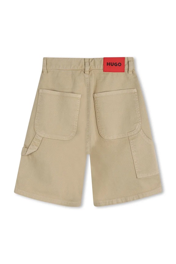 Băieți HUGO pantaloni scurți copii G00990.114.150 bej