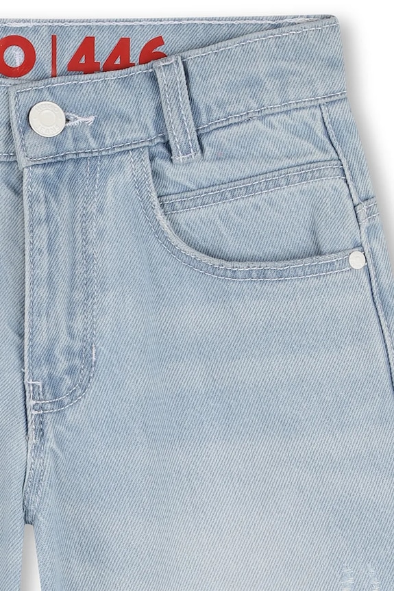 Băieți HUGO pantaloni scurți din denim pentru copii G00993.102.108 albastru