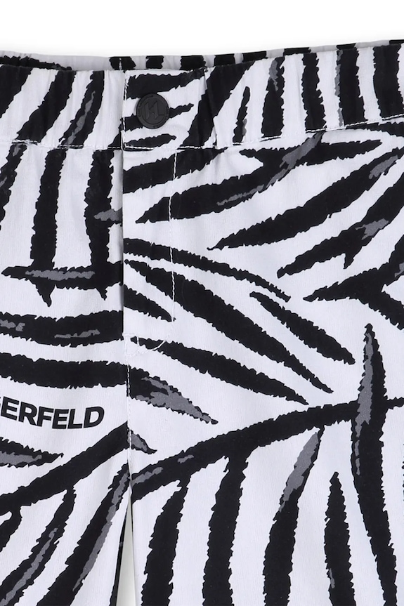 Karl Lagerfeld bermudy detské bavlnené biela Z31085.86.108