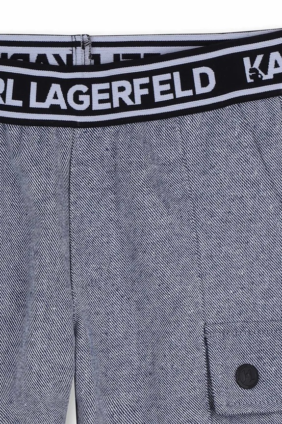Chłopiec Karl Lagerfeld szorty bawełniane dziecięce Z31087.102.108 niebieski