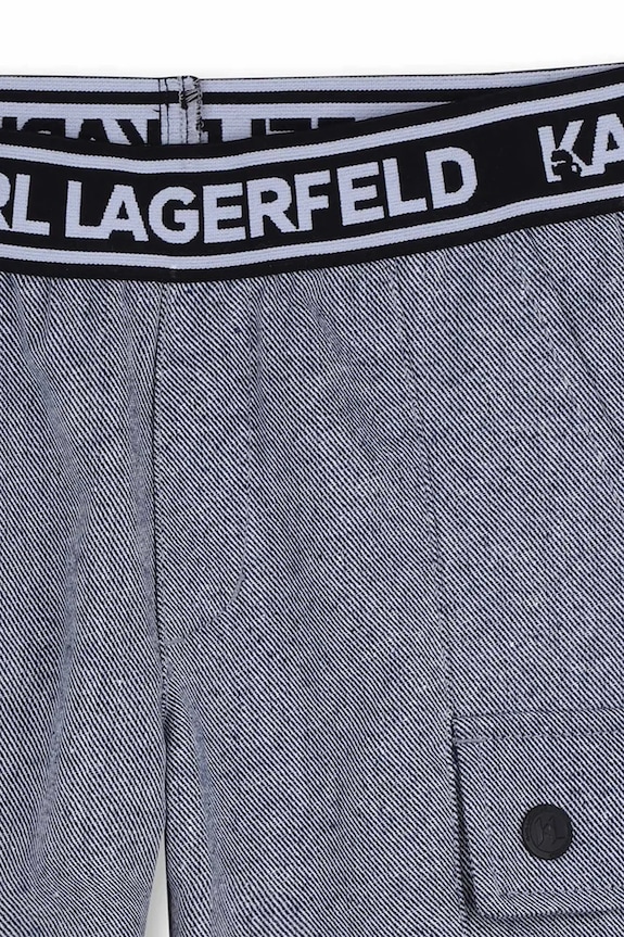 Chłopiec Karl Lagerfeld szorty bawełniane dziecięce Z31087.102.108 niebieski