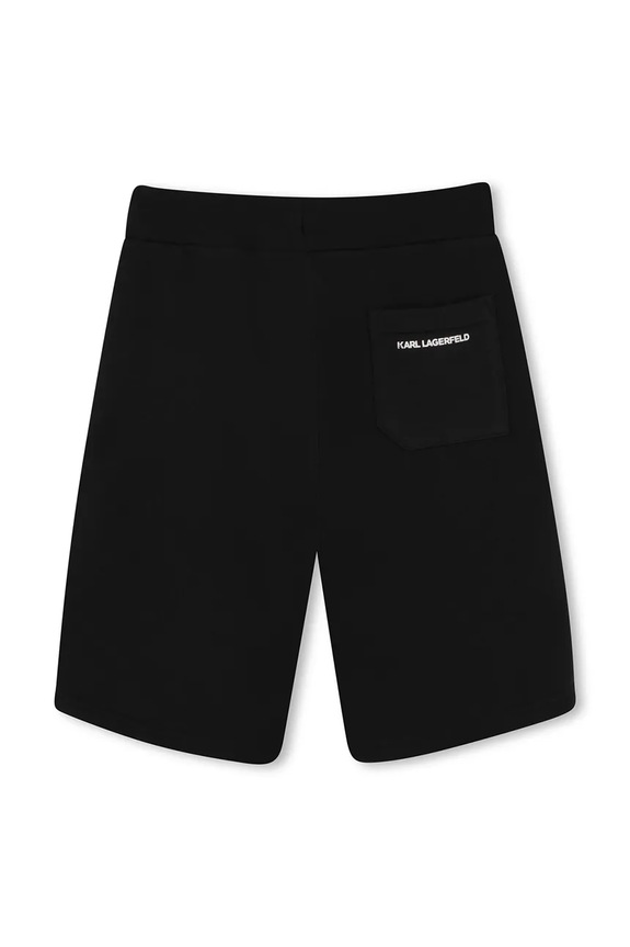 Băieți Karl Lagerfeld pantaloni scurți de trening pentru copii, cu bumbac Z31082.114.150 negru