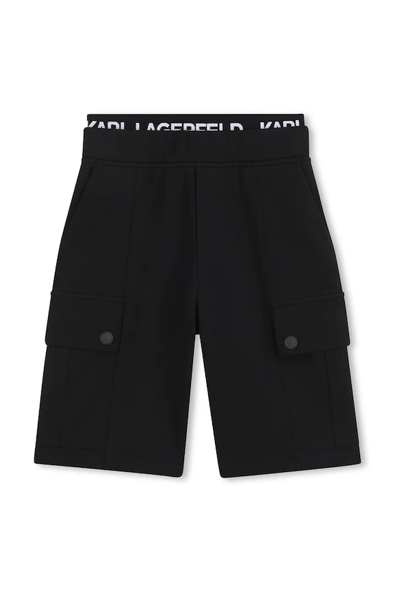 Dětské kraťasy Karl Lagerfeld Z31083.162.174 černá SS26