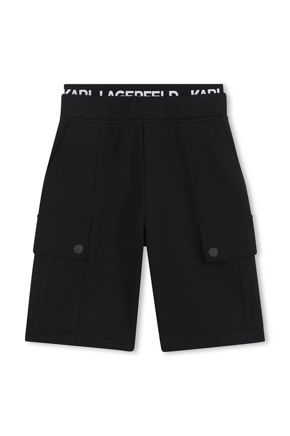 Karl Lagerfeld pantaloni scurți copii Z31083.114.150 negru SS26