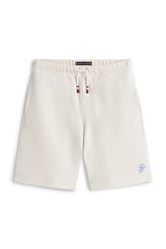 Tommy Hilfiger pantaloni scurți de trening pentru copii, din bumbac KB0KB10241.128.176.PPY2 bej SS26