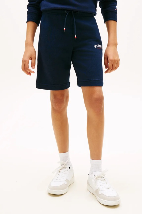 Tommy Hilfiger pantaloni scurți de trening pentru copii, cu bumbac bleumarin KB0KB10242.92.122.PPY2