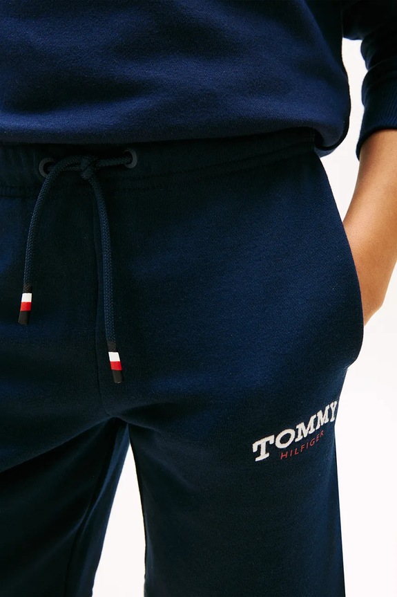 Tommy Hilfiger pantaloni scurți de trening pentru copii, cu bumbac KB0KB10242.92.122.PPY2 bleumarin