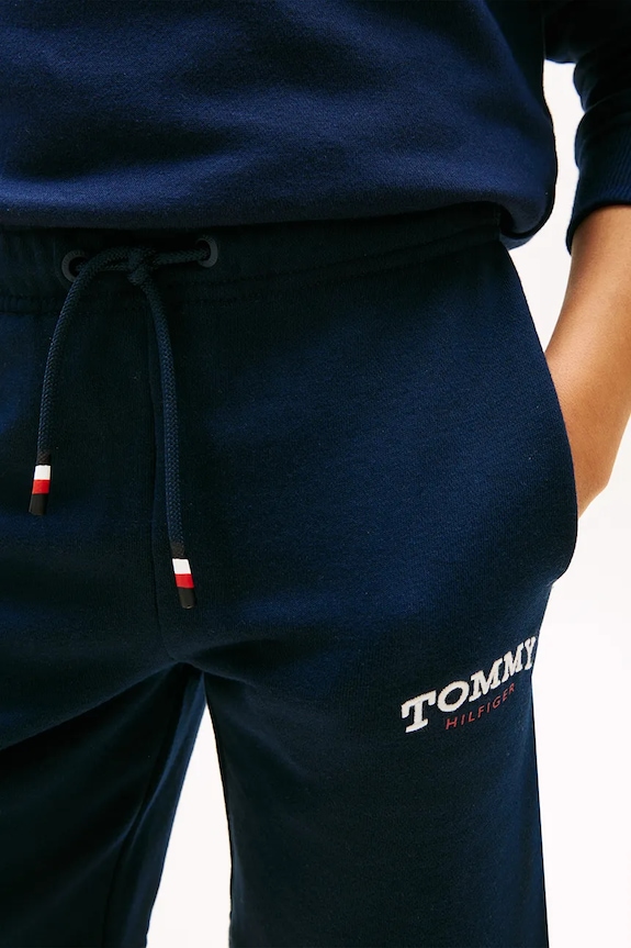 Tommy Hilfiger pantaloni scurți de trening pentru copii, din bumbac KB0KB10242.128.176.PPY2 bleumarin