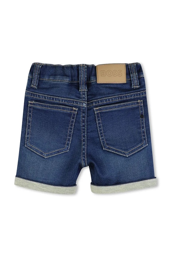 Παιδικό τζιν σορτσάκι BOSS J52872.86.94 μπλε SS26