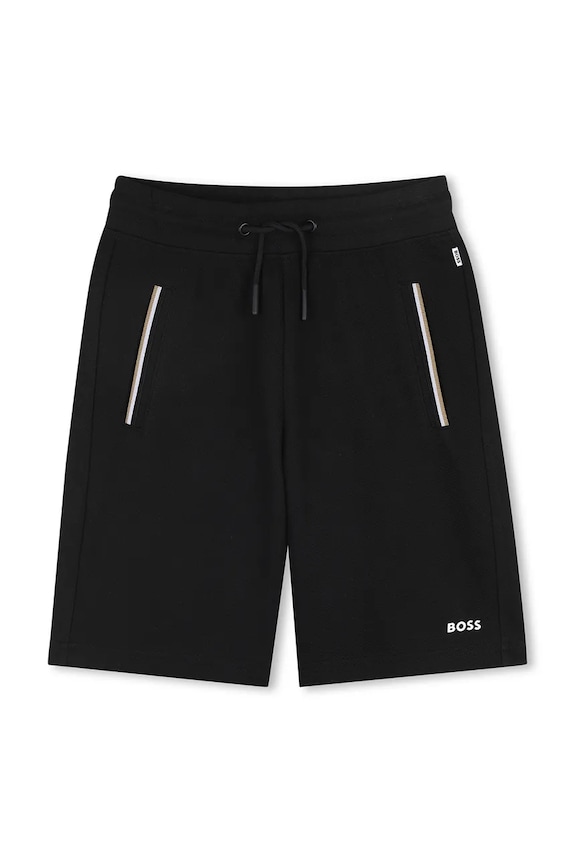 BOSS szorty dziecięce casual czarny J52932.114.150