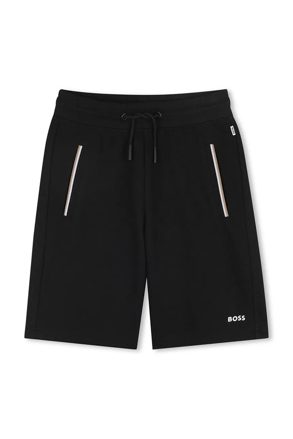 Παιδικό σορτς BOSS casual μαύρο J52932.162.174