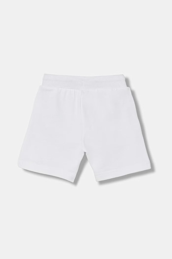 Guess pantaloni scurți de trening pentru copii, din bumbac N6GD04.KA6R4.PPY2.M alb SS26