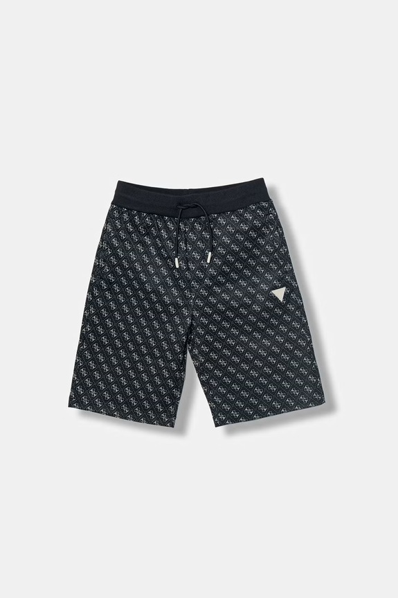 Guess teplákové šortky detské bavlnené čierna L5RD07.K7122.PPY2.M