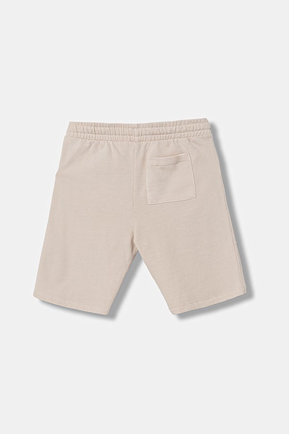 Guess szorty dresowe dziecięce bawełniane L6GD01.KA6R4.PPY2.M beżowy SS26