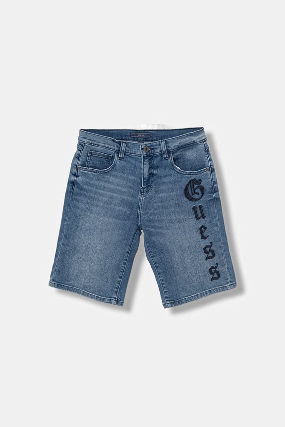 Guess bermudy detské rifľové modrá L6GD11.D4GV0.PPY2.M