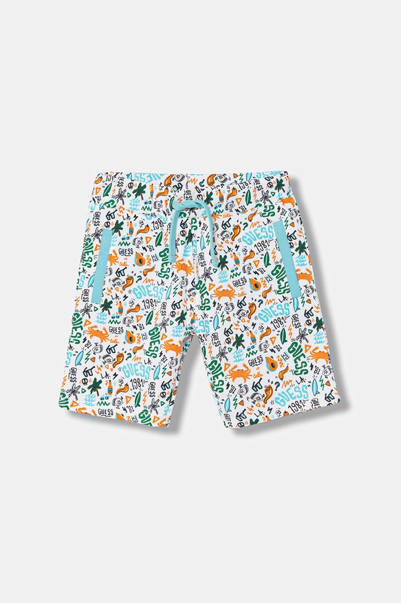 Dječje pamučne kratke hlače Guess casual šarena N6GD00.KA6R4.PPY2.M