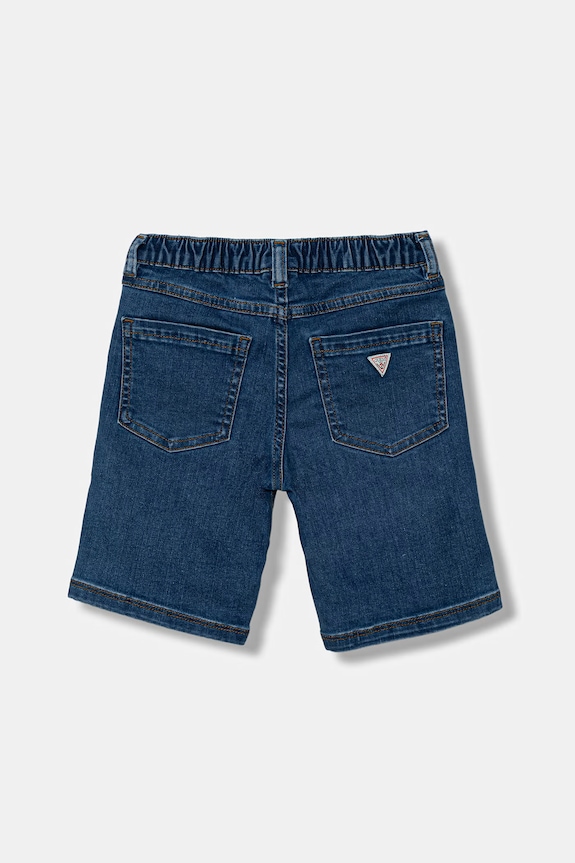 Guess pantaloni scurți pentru copii, din denim N6GD12.D4CA0.PPY2.M albastru SS26