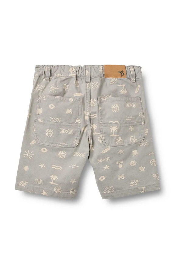 Băieți Wheat pantaloni scurți pentru copii, din bumbac 2903.425.GOTS gri