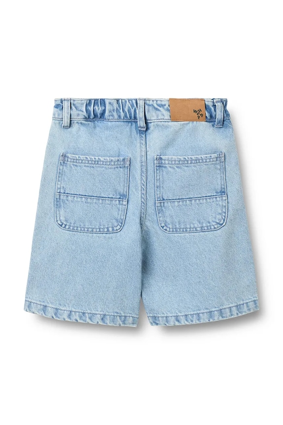 Wheat pantaloni scurți din denim pentru copii 2953.432.GOTS albastru SS26