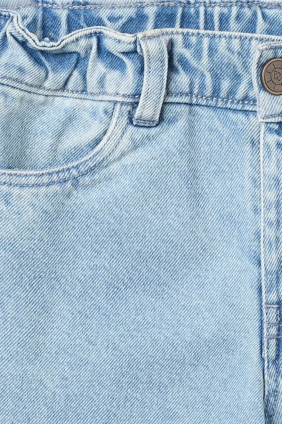 Băieți Wheat pantaloni scurți din denim pentru copii 2953.432.GOTS albastru