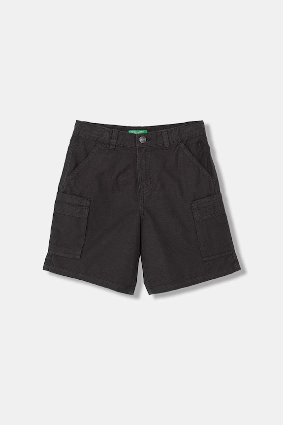 United Colors of Benetton pantaloni scurți cargo pentru copii, din bumbac gri 456SC904V.G.seasonal