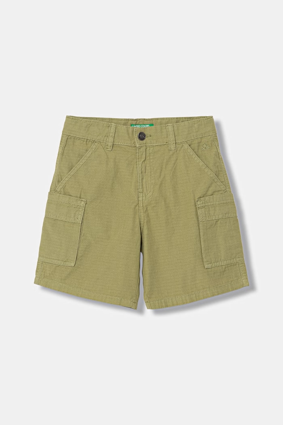 United Colors of Benetton cargo kratke hlače za djecu od pamuka zelena 456SC904V.G.seasonal
