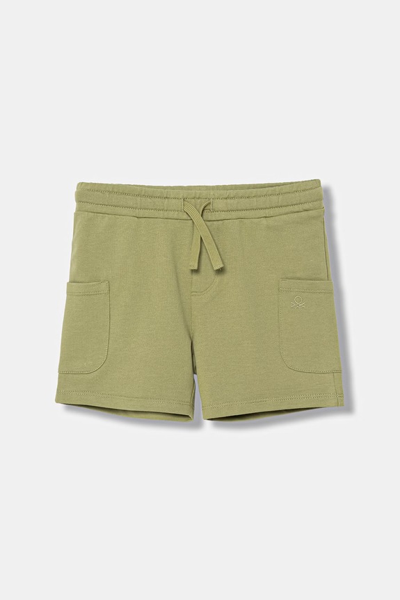 United Colors of Benetton sportske kratke hlače za djecu od pamuka zelena 39DJG901C.P.season.PPY2