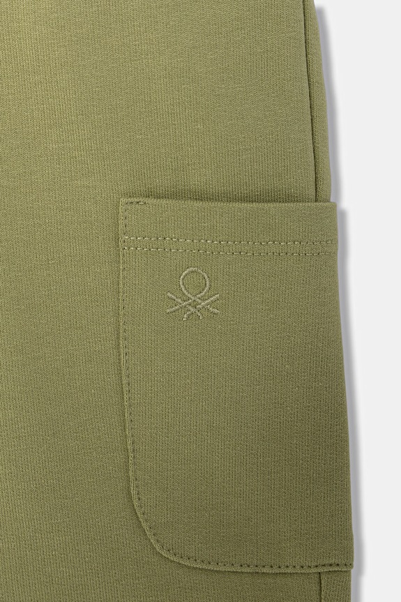 Dječaci United Colors of Benetton sportske kratke hlače za djecu od pamuka 39DJG901C.P.season.PPY2 zelena