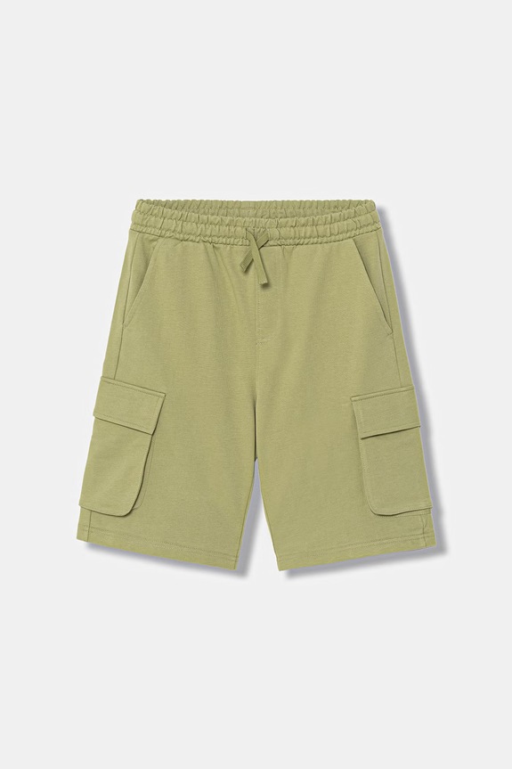 United Colors of Benetton cargo kratke hlače za djecu od pamuka zelena 39DJC902N.G.season.PPY2