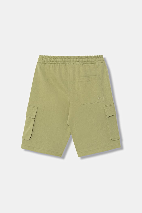 United Colors of Benetton cargo kratke hlače za djecu od pamuka 39DJC902N.G.season.PPY2 zelena SS26