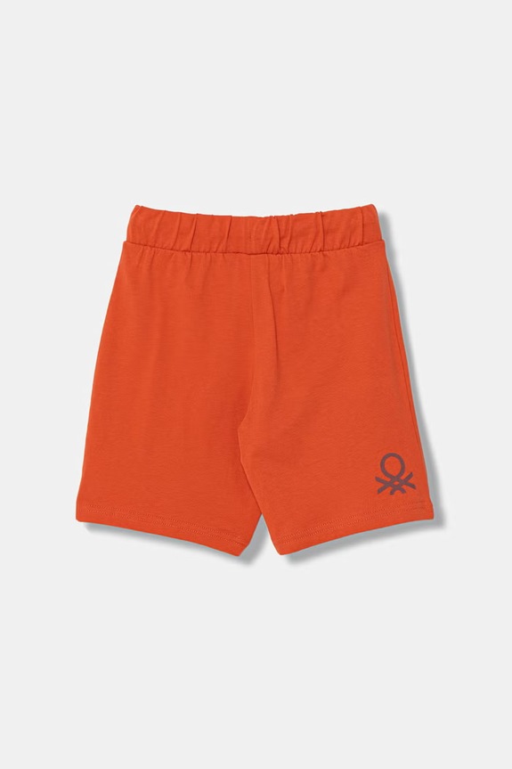 United Colors of Benetton teplákové šortky dětské bavlněné 3BL0G900Q.P.season.PPY2 oranžová SS26