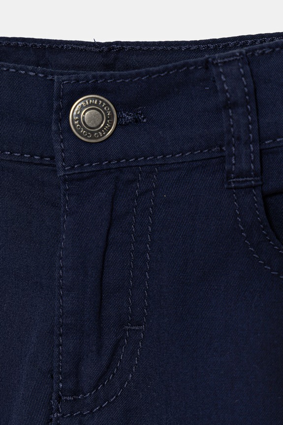 Αγορίστικα United Colors of Benetton σορτς cargo παιδικά βαμβακερά 47RGG901Y.P.Reproposed σκούρο μπλε