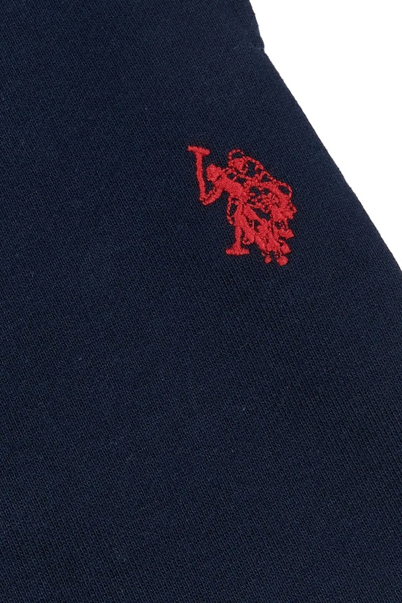 U.S. Polo Assn. gyerek pamut rövidnadrág sötétkék USP2459