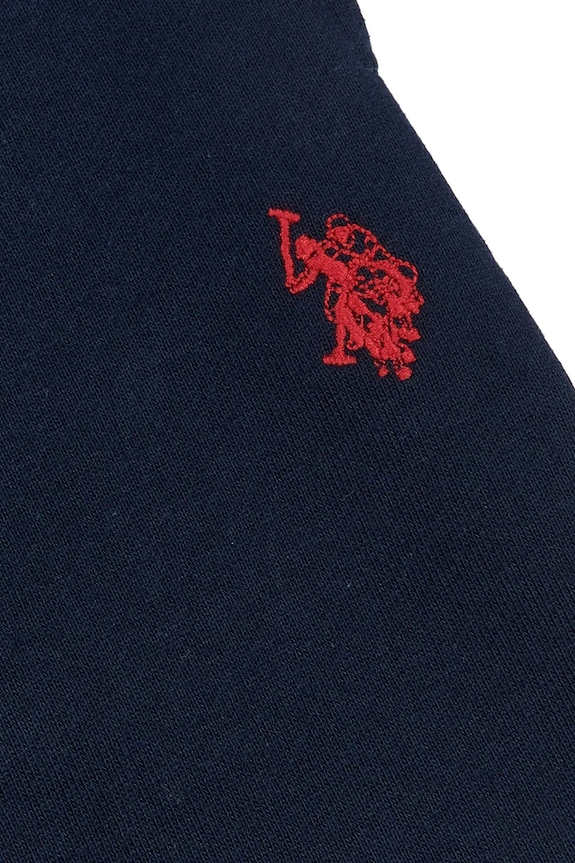 U.S. Polo Assn. gyerek pamut rövidnadrág sötétkék USP2459
