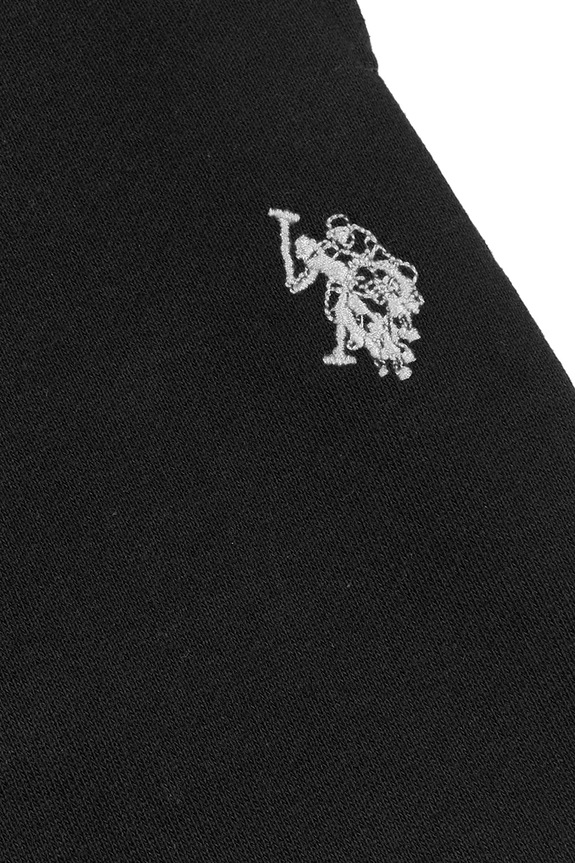 U.S. Polo Assn. gyerek pamut rövidnadrág fekete USP2459