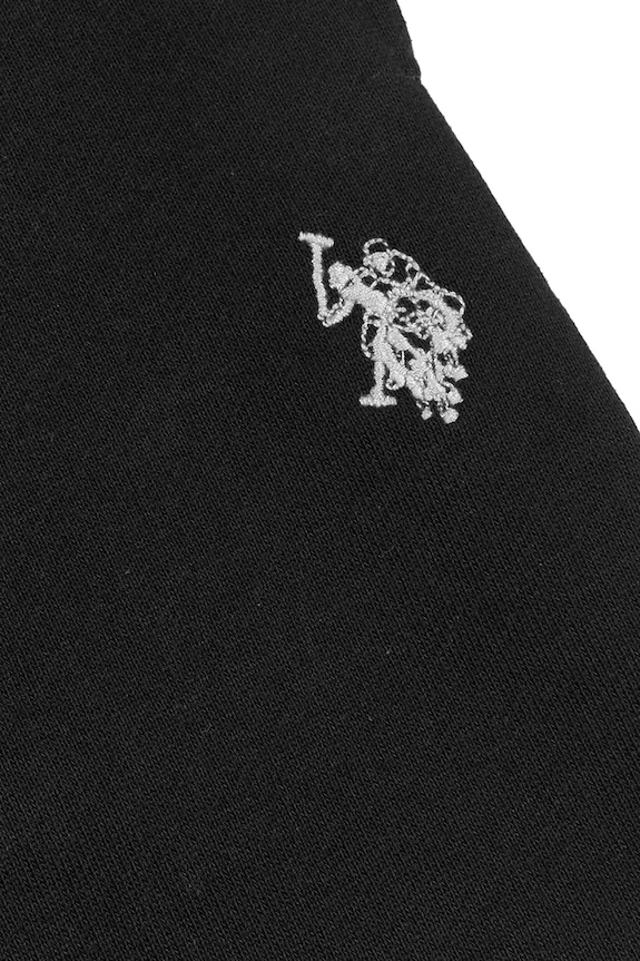 U.S. Polo Assn. gyerek pamut rövidnadrág fekete USP2459
