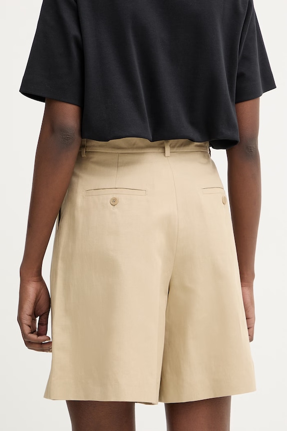 Îmbrăcăminte Weekend Max Mara pantaloni scurți cu in ECUBA 2615141022600 bej