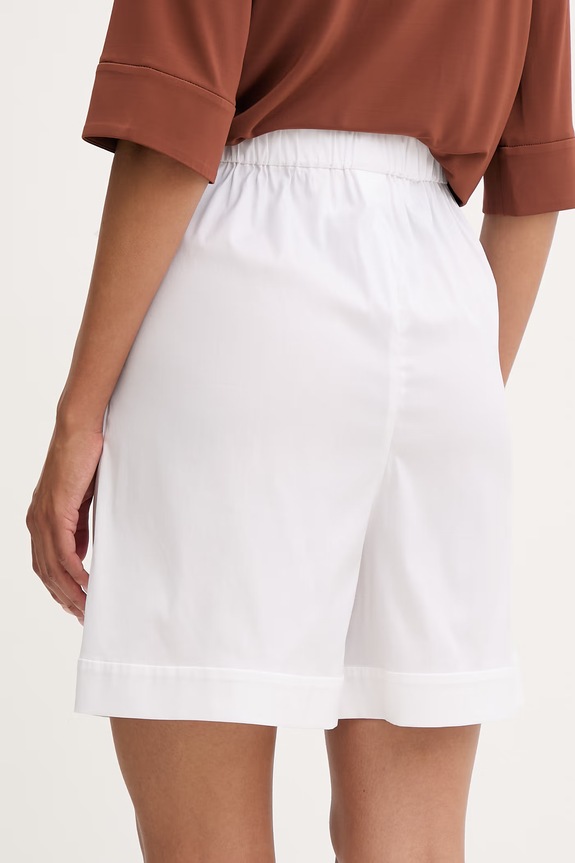 Odzież Max Mara Beachwear spodenki plażowe damskie MEDEOLA 2616141029600 biały