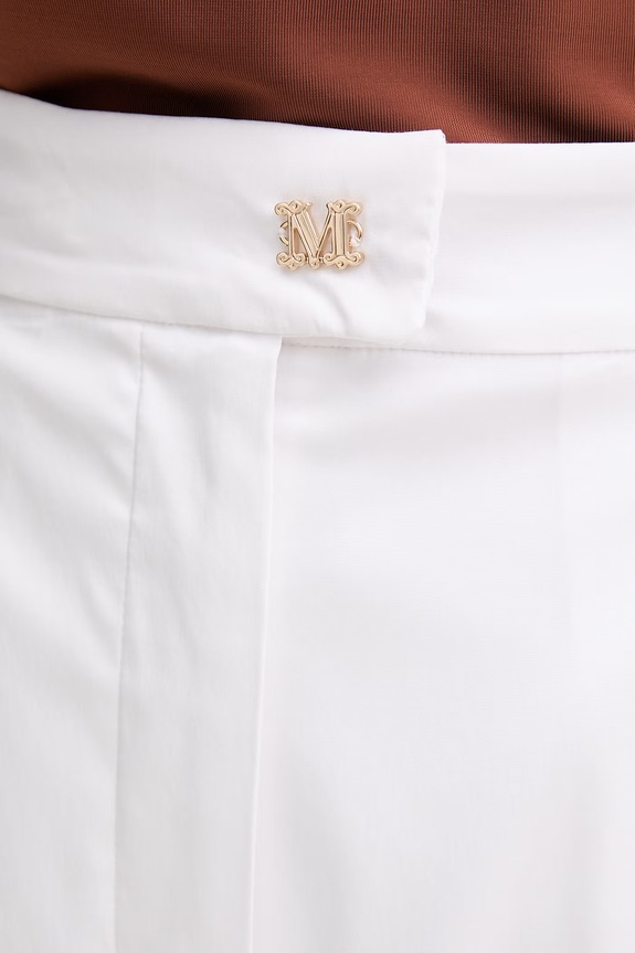 Max Mara Beachwear spodenki plażowe damskie MEDEOLA biały 2616141029600