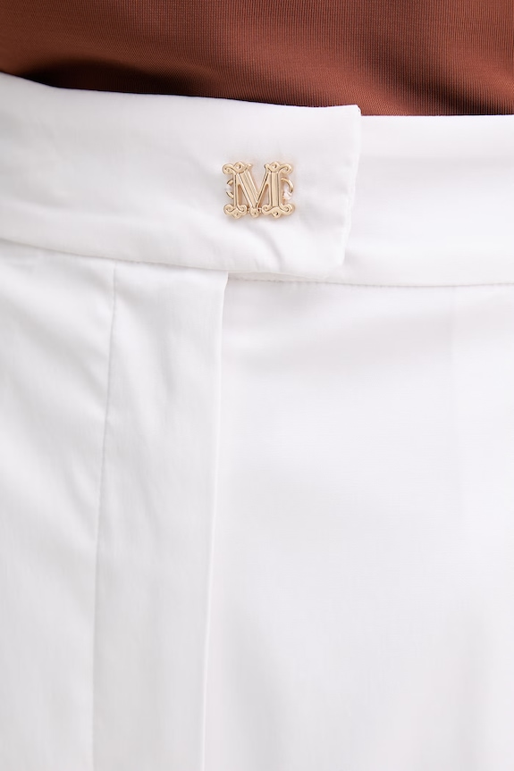 Max Mara Beachwear spodenki plażowe damskie MEDEOLA biały 2616141029600